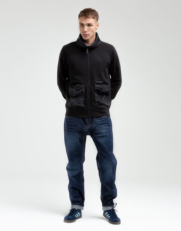 Худи We Don’t Care Rolled Up Zip Hoodie Black - фото 3