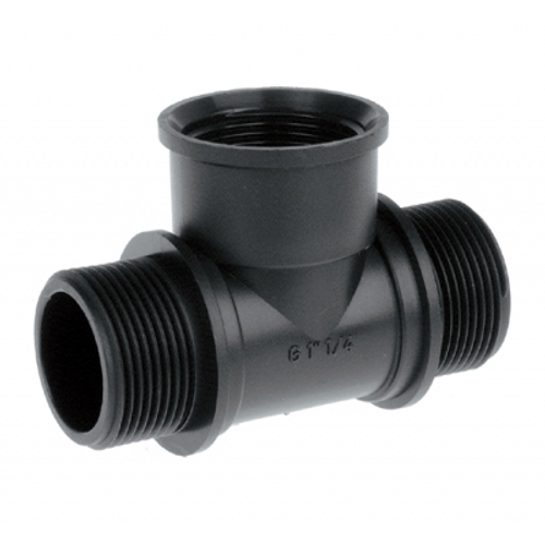 Тройник G2 НР-ВР-НР пластик Италия ЭкоПром 0,001 л.(0,144кг;) - арт.557214