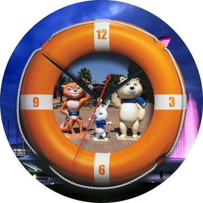 Часы настенные "Олимпийские символы Сочи" Декор для дома, подарок