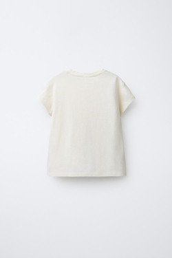 ZARA НАБОР ИЗ ТРЕХ ОДНОТОННЫХ ФУТБОЛОК, РАЗНОЦВЕТНЫЙ