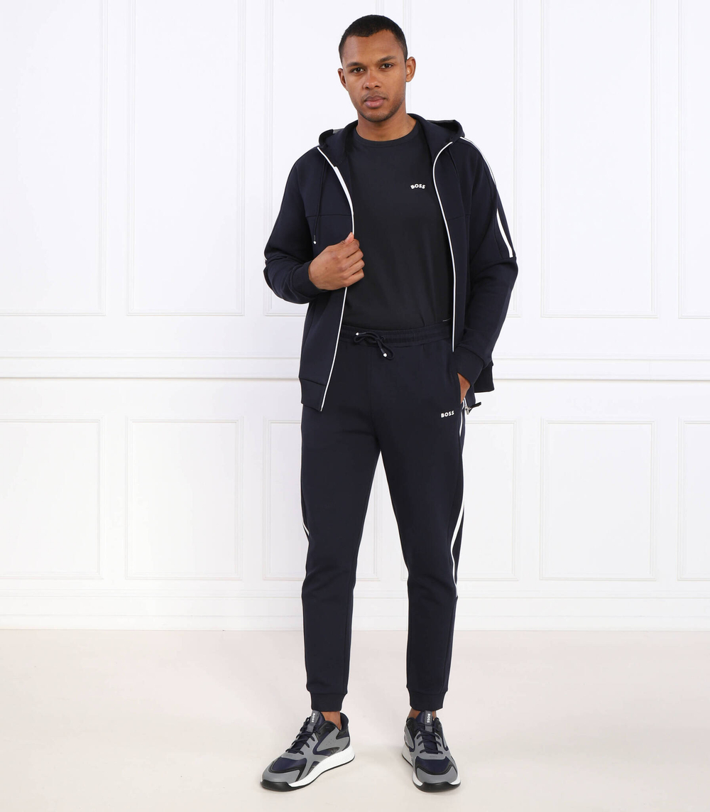 футболка tee curved BOSS GREEN - темно-синий(50469062)