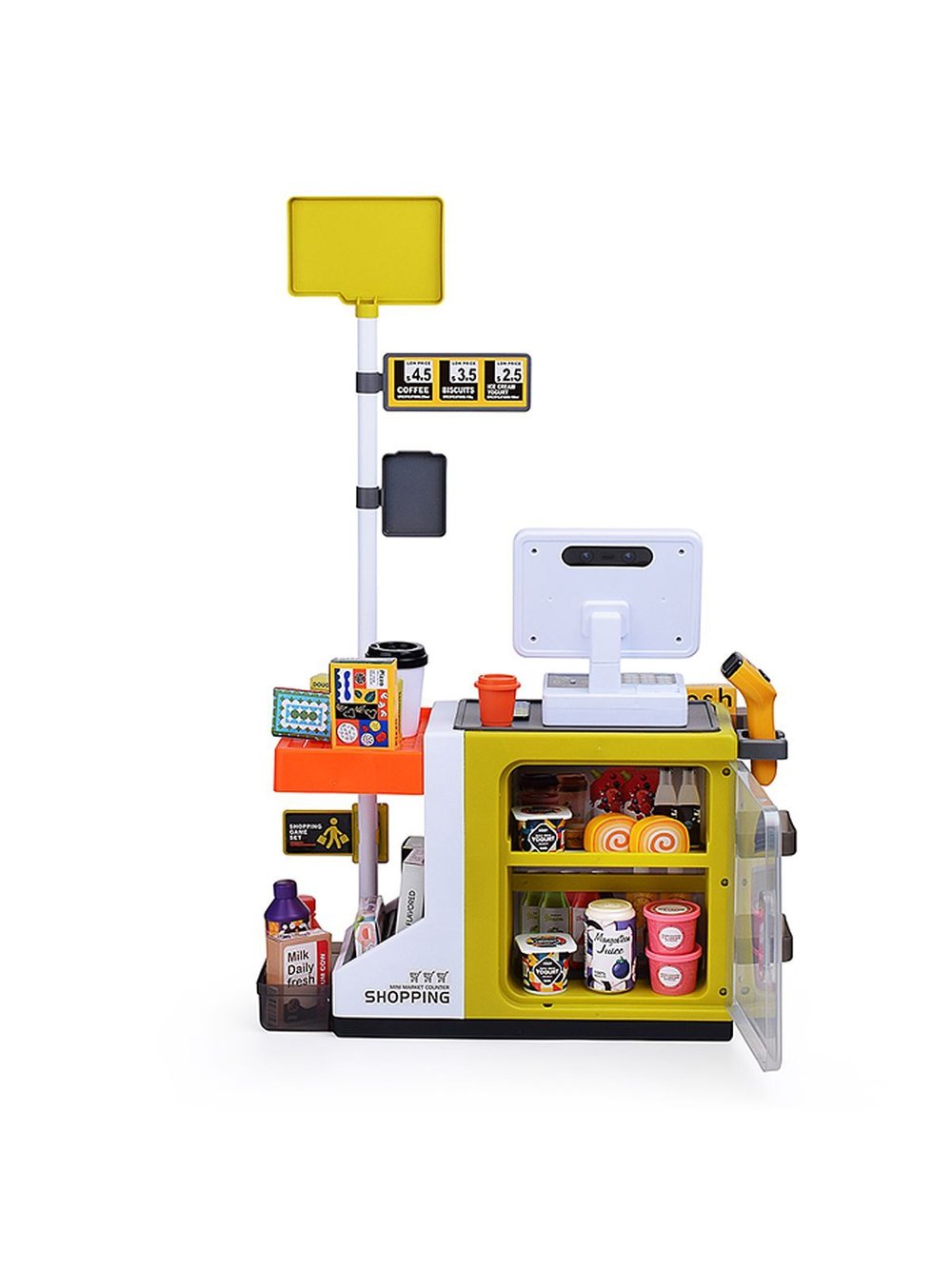 Игровой набор супермаркет магазин с кассой, свет, звук (668-172)