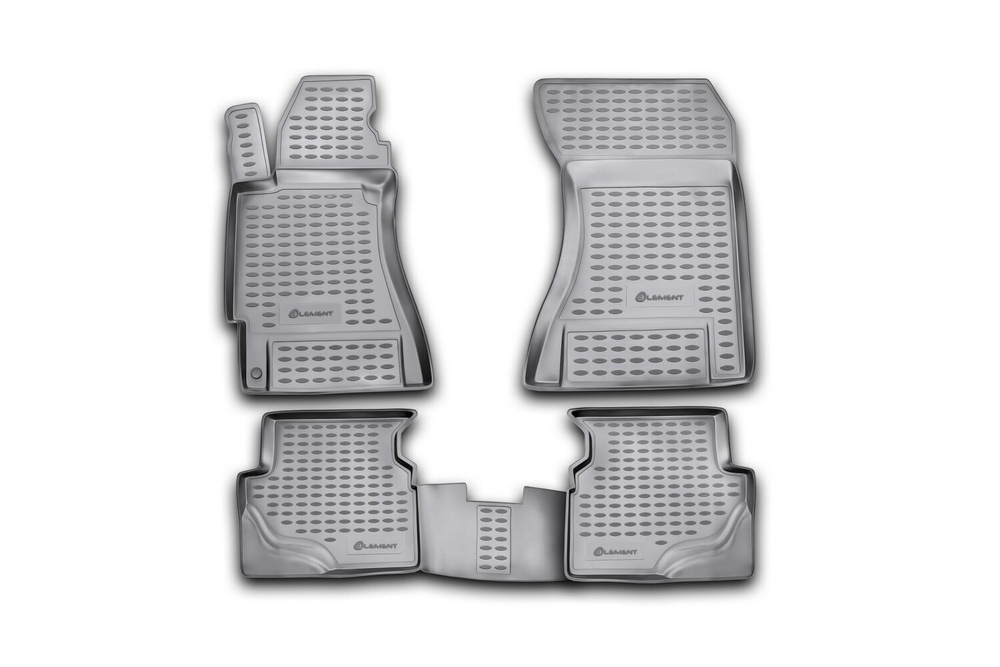 Коврики Standard, в салон SUBARU Forester 2002-2008, 4 шт. (полиуретан, чёрные) Element.NLC.46.01.210
