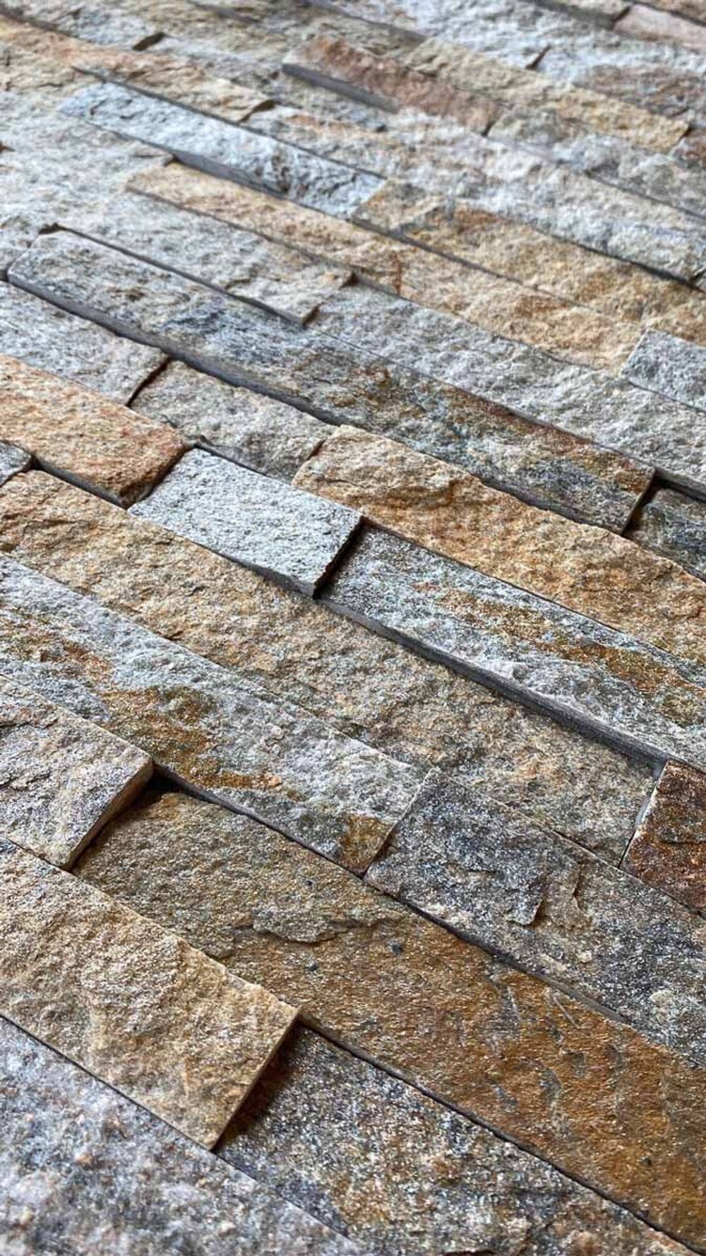 Натуральный камень Кварцит мультиколор Pharaon 150x600x10-20 Классик