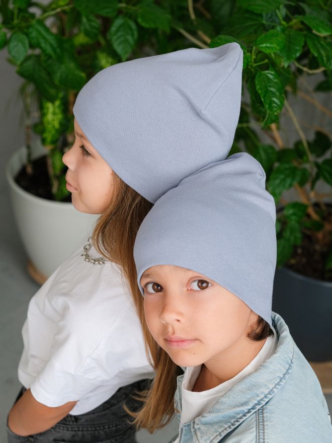 Шапка трикотажная (Серый графит) МОКО