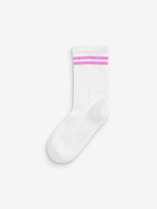 Носки хлопковые для девочки Next C49-694, 3 шт., Белый