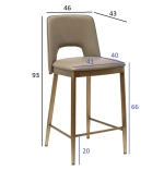 Барный стул Garda Decor 0657/1657 163YH-16574