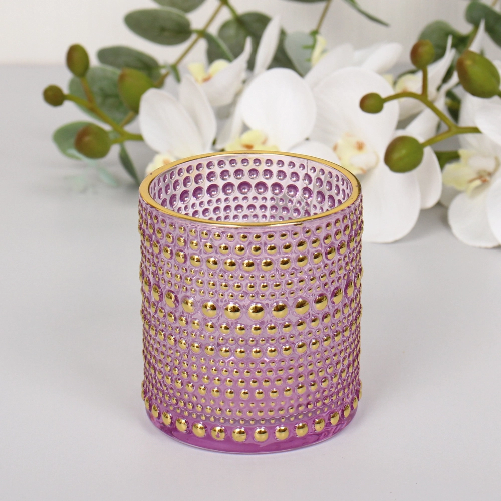 Подсвечник «Хрустальный блеск» 7*7,8 см, Лаванда