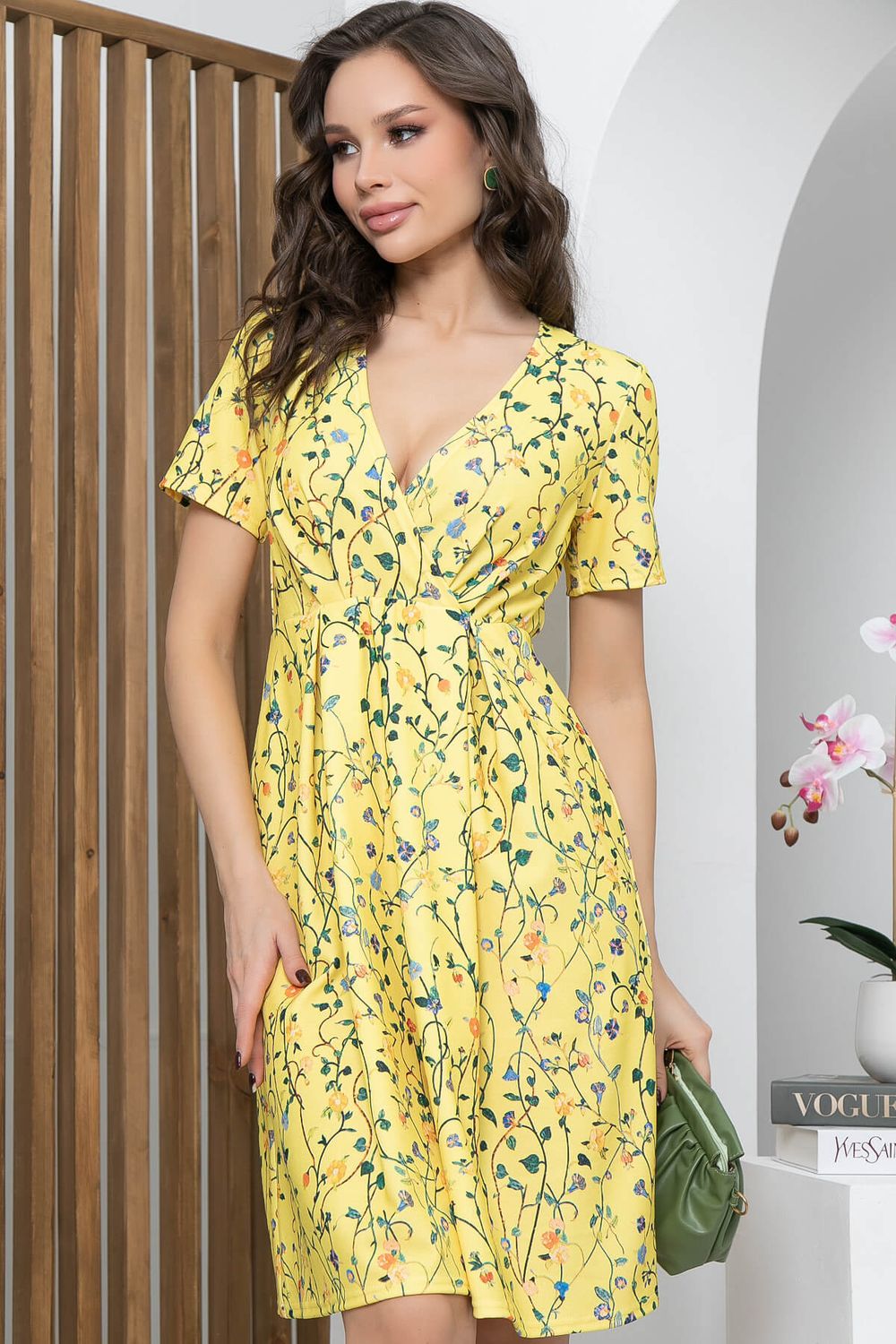 Платье "Жизель" (желтое) П5648 LT Collection