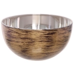 Салатник из нержавеющей стали 0,4л 12*6см цвет Антик