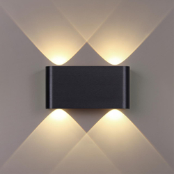 7191/4WL HIGHTECH ODL27 Настенный светильник черный браш./металл IP20 LED 4W 3000K 220V MAGNUM