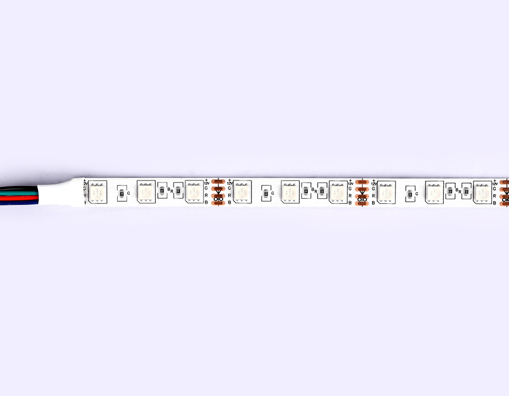 GS2202 5050 60Led/ 14.4 m/ 12V IP20 RGB/ 5000*10*1.87mm (4 конт.)