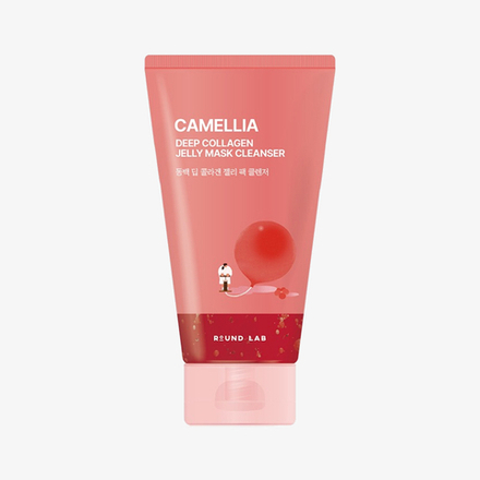 ROUND LAB Гель-маска для очищения кожи c камелией Camellia Deep Collagen Jelly Mask Cleanser (150 мл)