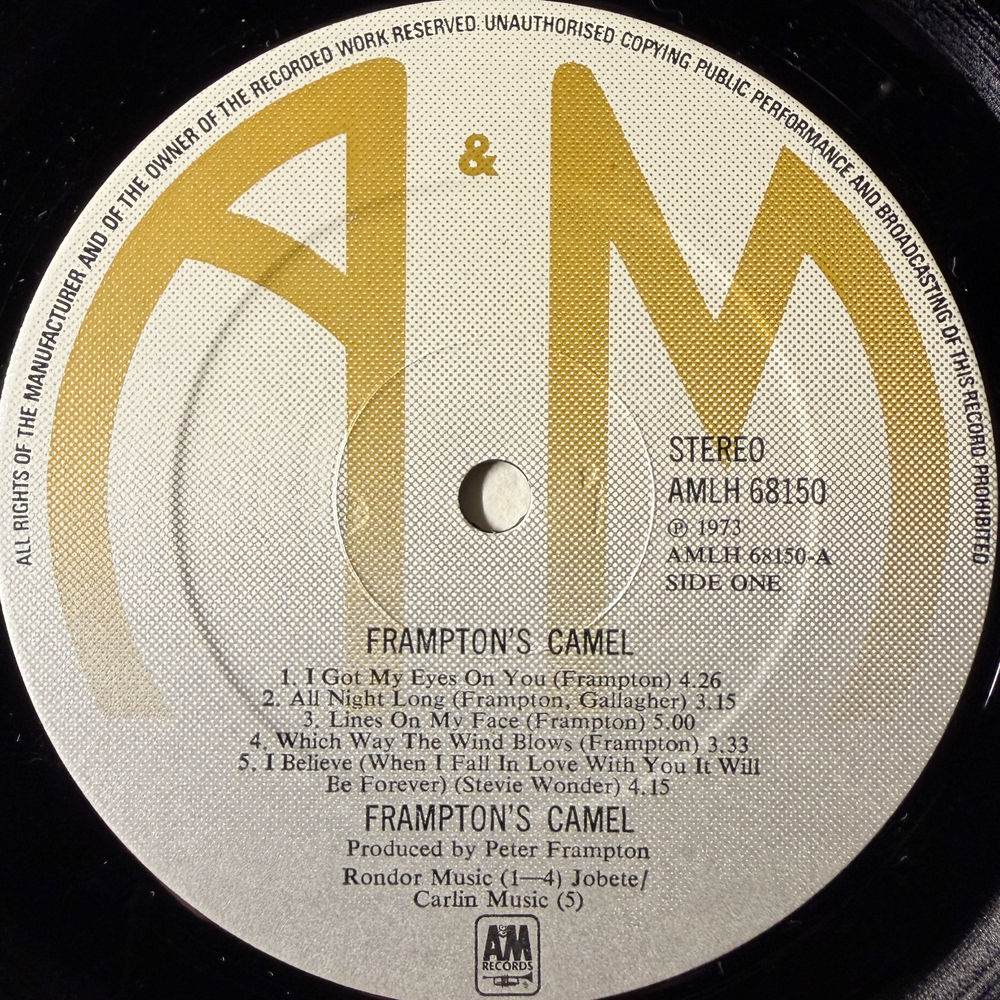 Frampton's Camel ‎– Frampton's Camel (Англия 1973г.)