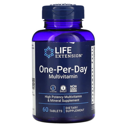 Life Extension, One-Per-Day, 60 таблеток