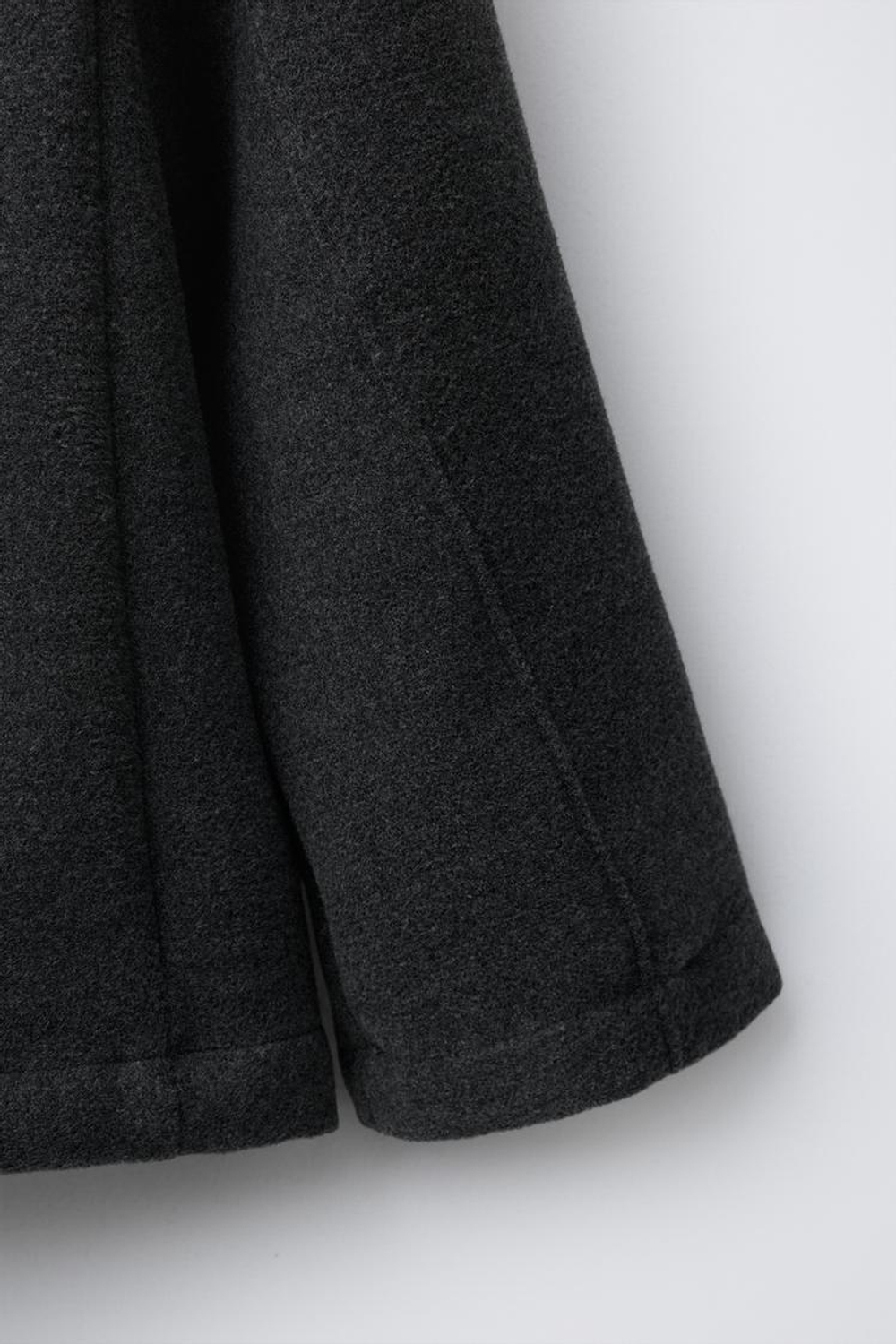 ZARA БЛЕЙЗЕР ИЗ ШЕРСТЯНОЙ ТКАНИ, СЕРЫЙ