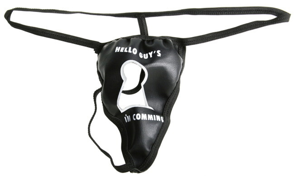 Стринги "Замочная скважинка" SM (42-44) (Цвет: черный)