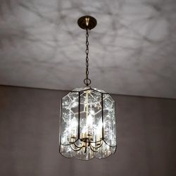 Citilux Витра-2 CL442260 Люстра подвесная витражная Бронза