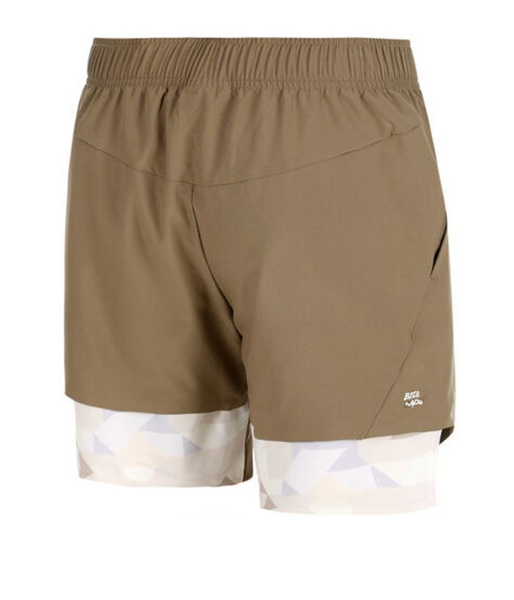 Мужские теннисные шорты Bidi Badu Paris 2025 7in - светло-коричневый/бежевый