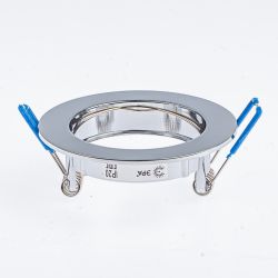 Светильник встраиваемый ЭРА KL1 SN под лампу MR16 GU5.3 сатин никель | Литые встраиваемые светильники