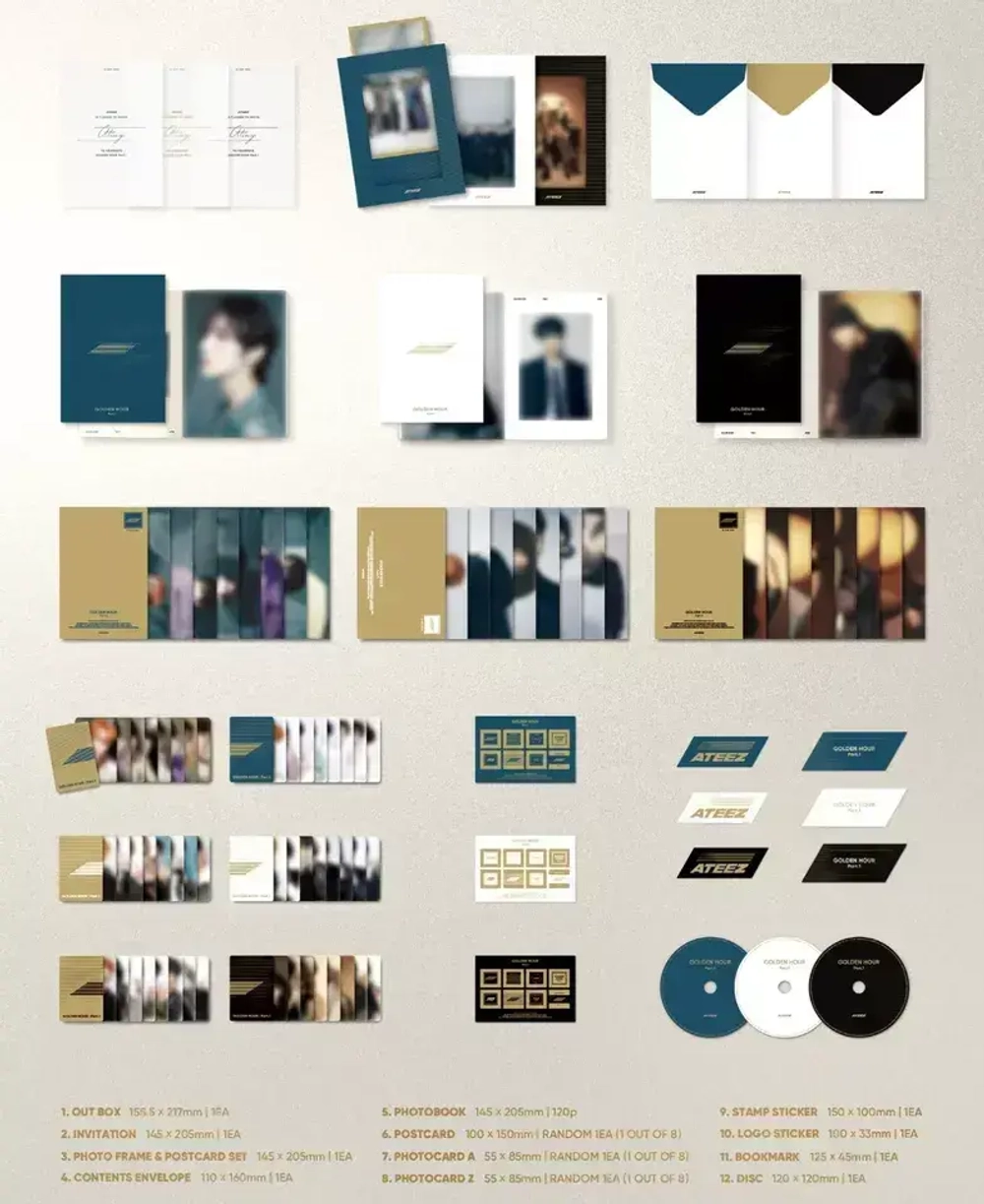 Альбом ATEEZ - GOLDEN HOUR : Part.1 (Diary ver.)