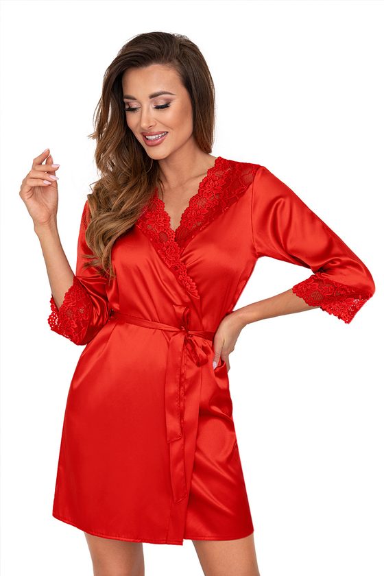 Colette dressing gown Red