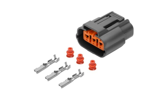 Разъем 6195-0009 3-х контактный катушки зажигания Hyundai Kia Mazda Nissan Mitsubishi Chery Renault Honda Infiniti (CARGEN)