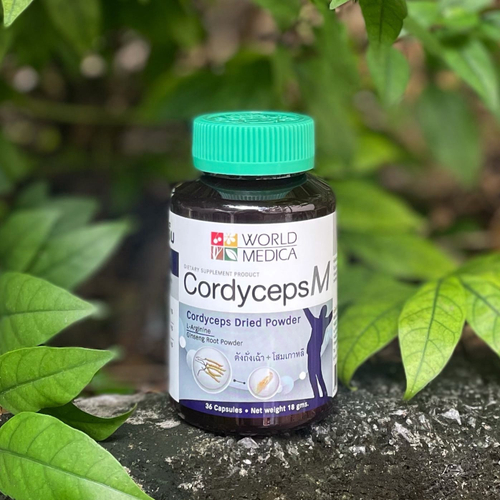 Капсулы - витаминный комплекс с кордицепсом для мужчин Cordyceps M World Medica Khaolaor