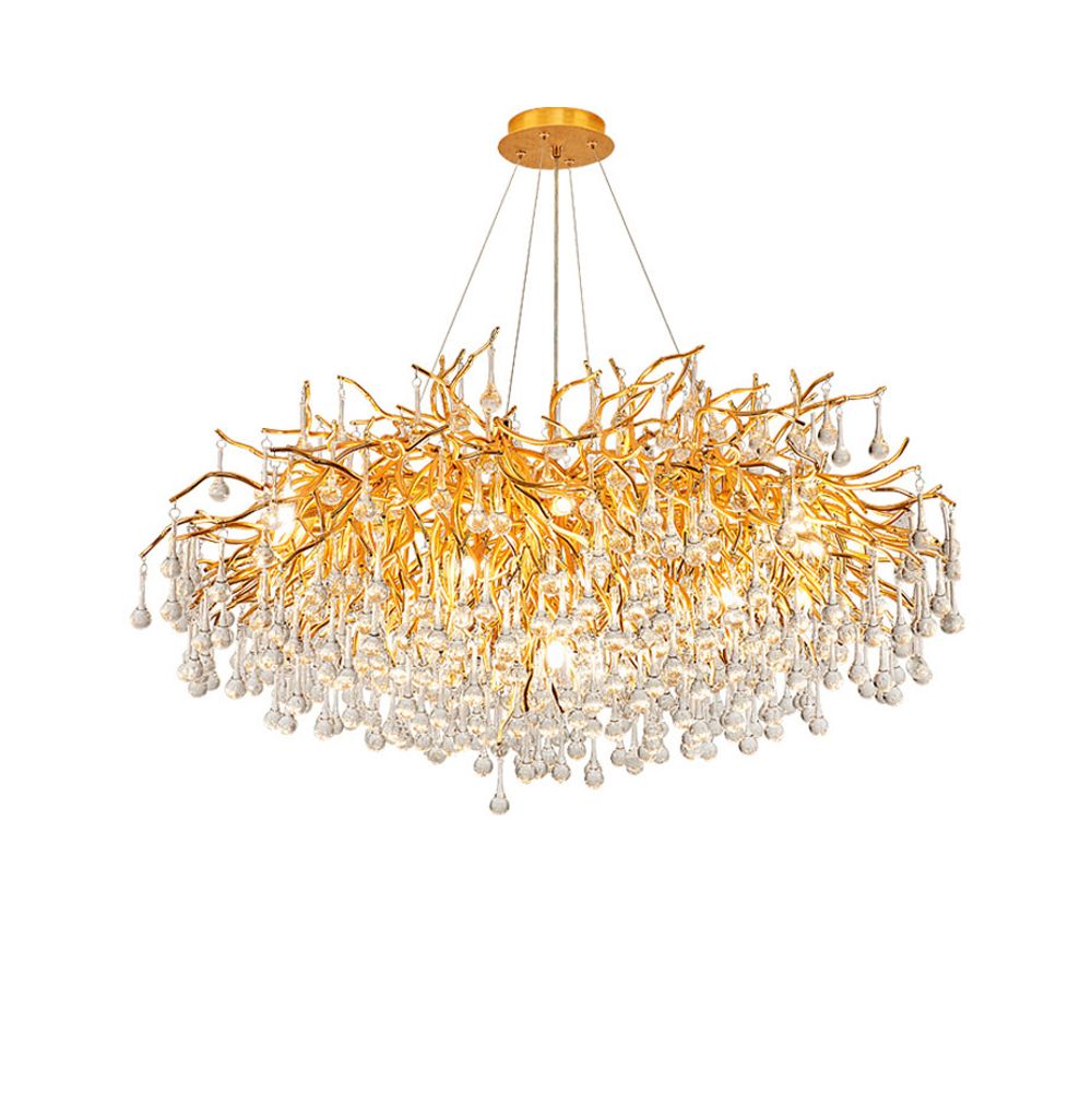 Подвесная Люстра Droplet Chandelier Circle D80 By Imperiumloft