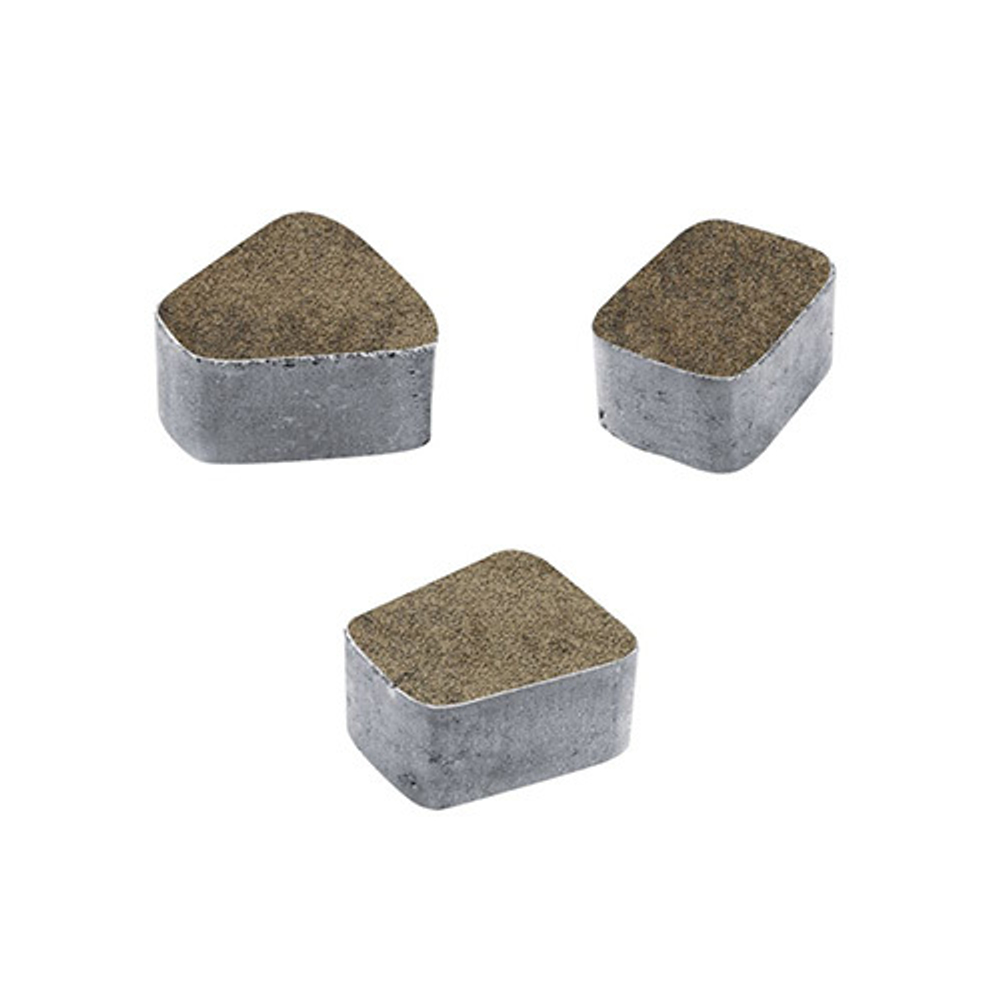 Тротуарная плитка КЛАССИКО (круг) - Листопад гладкий Старый замок, комплект из 3 видов плит