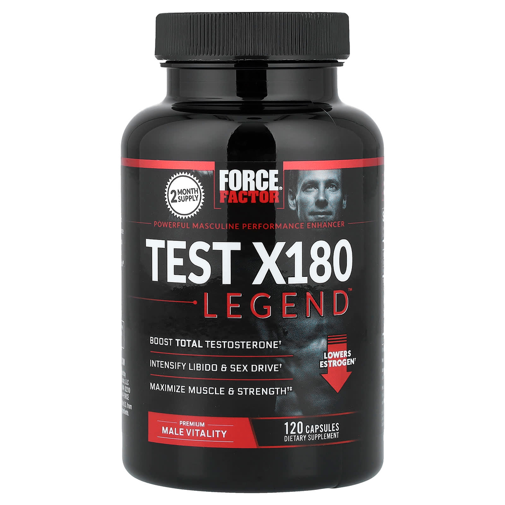 Force Factor, Test X180 Legend ™, 120 капсул