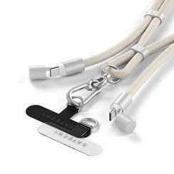 Зарядный кабель/ремень через плечо Satechi OntheGo Crossbody Lanyard Cable 60W 1.5 м (ST-LOTGLW) Sand