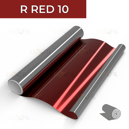 Пленка зеркальная R RED 10 LUXFIL, рулон (размер 1,524x30м.)