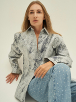 Silver rain long sleeved shirt