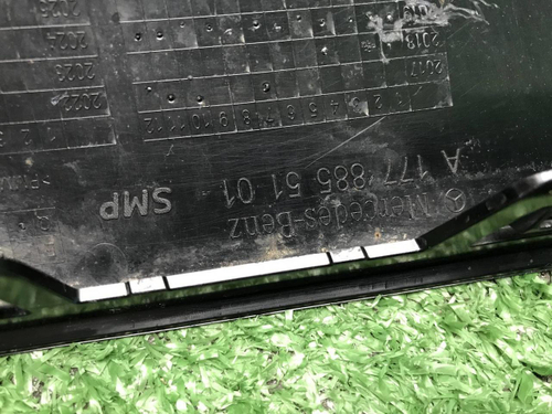 Юбка заднего бампера Mercedes A W177 18-22 AMG 35