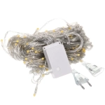 Гирлянда для дома ЗАНАВЕС «Bright light» Водопад 3м*3м 240 ламп LED, IP-20, 8 режимов. Теплый белый (возможность соединения)