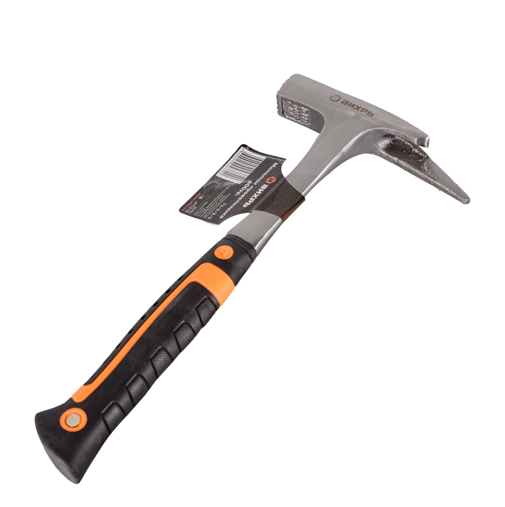 Молоток кровельщика Вихрь 600гр., цельнометаллический, двухкомпонентная рукоятка