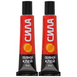 Набор клея СИЛА SET2-SHO30 обувной 2 шт х 30 мл | Сила