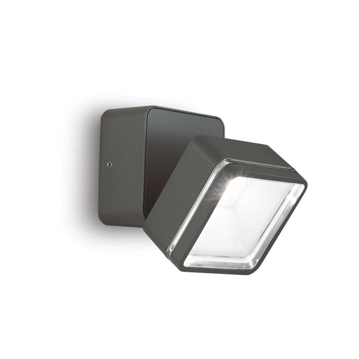 Настенный светильник Ideal Lux OMEGA AP SQUARE ANTRACITE 4000K 285511
