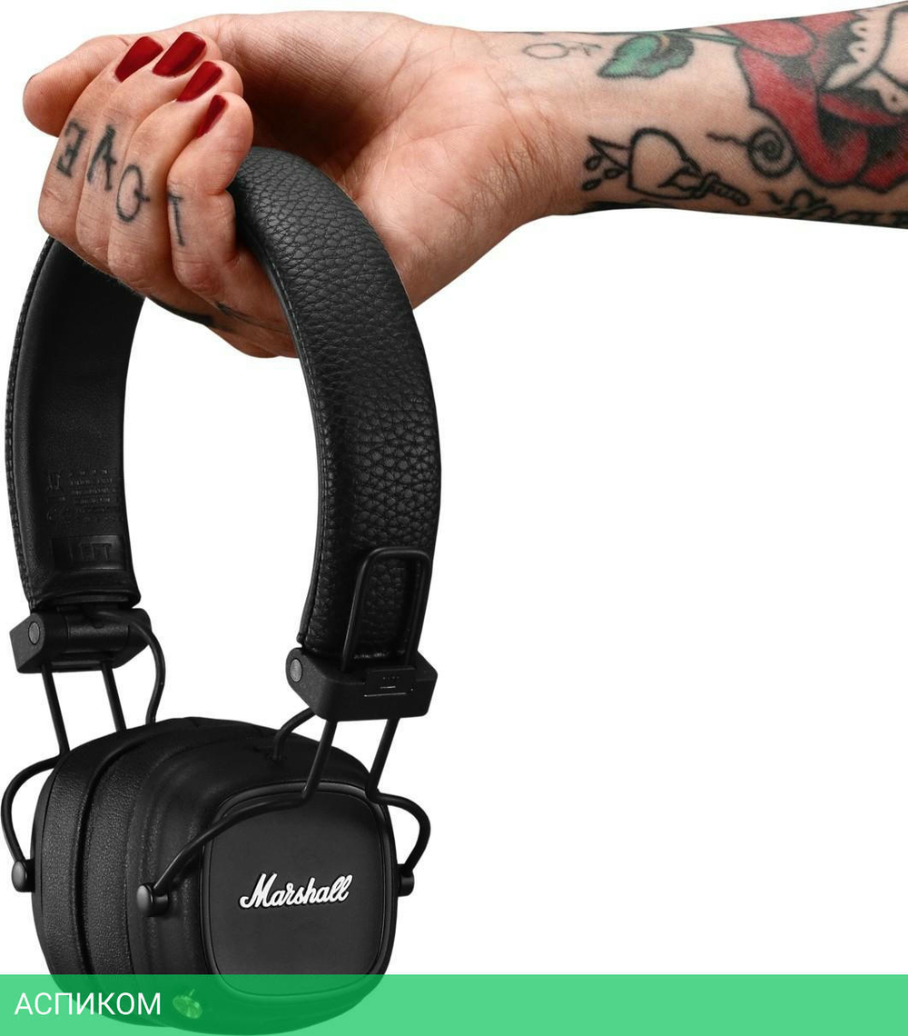 Наушники Marshall Major IV черный (1005773)