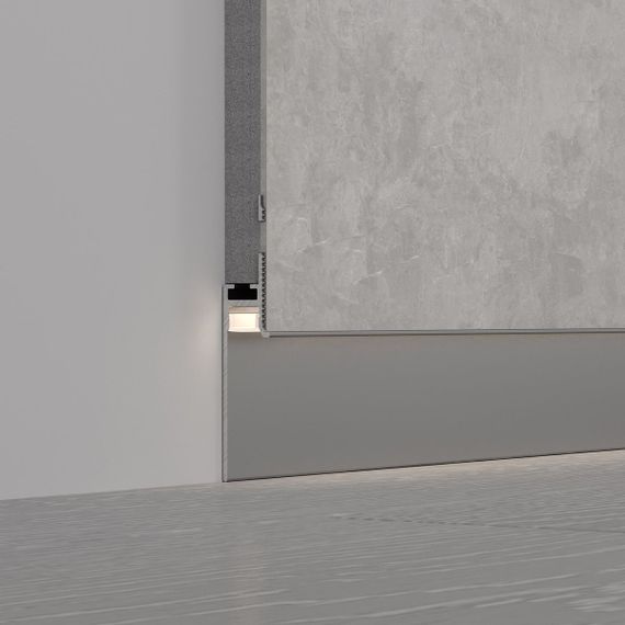 Профиль встраиваемый Arlight Plintus-Fantom-H35-2000 Anod 048687