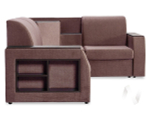 Диван угловой Сенатор (ДУ) 2022 SQUARE 29 (велюр какао)