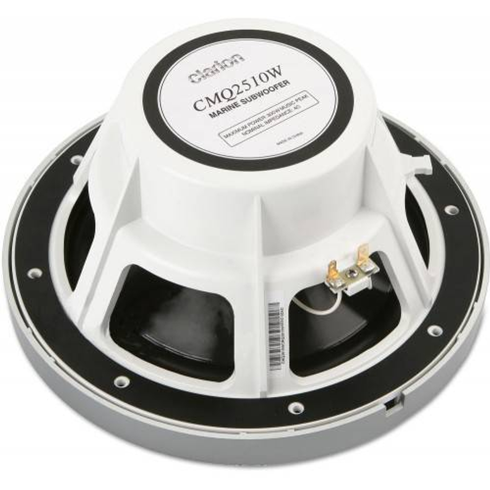 Влагостойкий сабвуфер Clarion CMQ2510W, 10"
