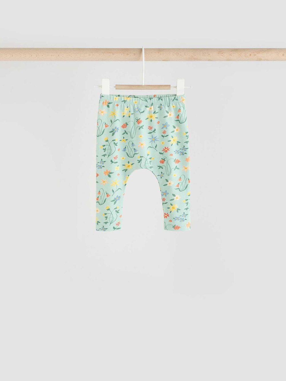 Лонгслив и легинсы в комплекте для малышей Next E67-029, 3 шт., Молочный, Розовый, Светло-желтый