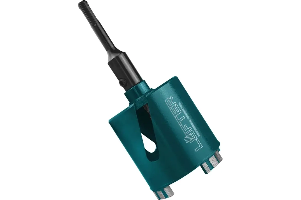 КОРОНКА АЛМАЗНАЯ LUFTER MAGNETIC LOCK 82Х65ХM16xSDSplus БЕЗ УДАРА, БЕТОН, АРМОБЕТОН