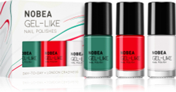 NOBEA Day-to-Day Vienna Calmness Set - набор лаков для ногтей, 3× 6 ml