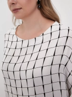 Блузка шифон с поясом