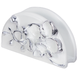 Сувенир Салфетница Орхидея Мильтония Сильвер