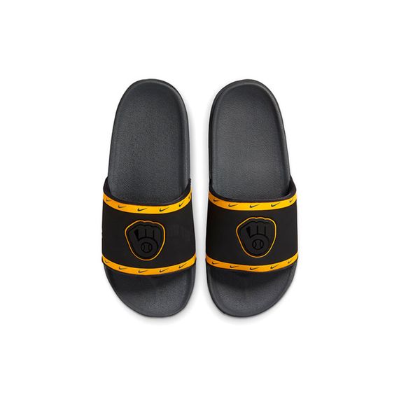Nike Offcourt Slide 'Black Yellow'