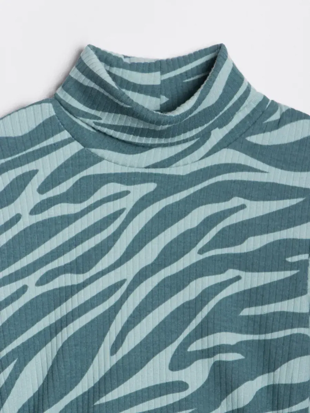 Платье-лапша в рубчик для девочки облегающее на осень